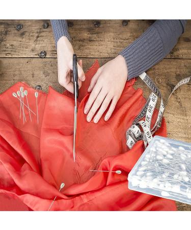 200PCS Teardrop Pearl Corsage Pins | 2 Wedding Bouquet Straight Sewing Pins for Jewelry & DIY Decoration - White - Buy Online on GoSupps.com