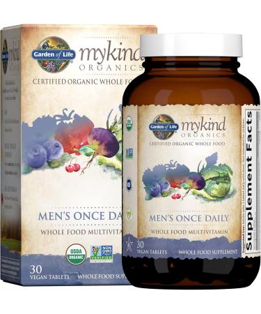 Garden of Life Dr. Formulated Probiotics Mood+ Acidophilus Probiotic Supplement - Promotes Emotional Well-Being & Organics Multivitamin for Men - Men's Once Daily Whole Food Vitamin Supplement Tablets - Buy Online on GoSupps.com