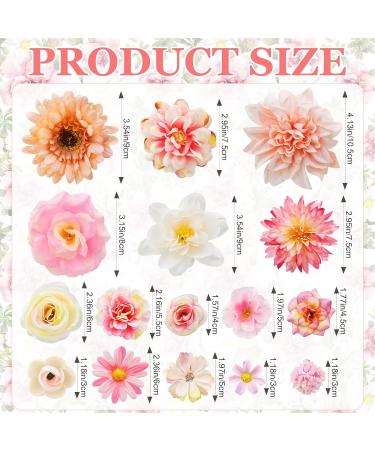 36 Pack Flower Hair Clips | Boho Bride Rose Hair Accessories for Women | Wedding Hairpin Brooch Pin for Girls - Buy Online on GoSupps.com