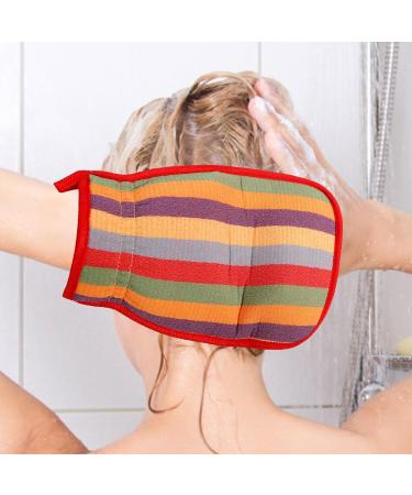 FOMIYES Exfoliating Back Scrubber Set - Shower Gloves & Towel for Men & Women - Perfect for Smooth Skin - Buy Online on GoSupps.com