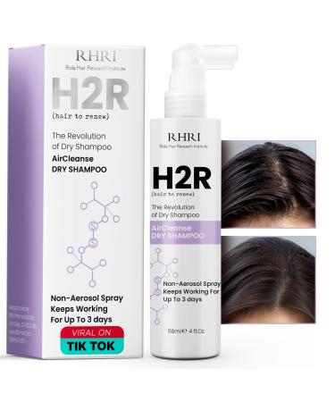 Dry Shampoo Spray for Instant Oil Absorption & Freshness | Non-Aerosol Dry Shampoo | Best for All Hair Types Ideal for On-the-Go Post Workout Travel | Vitamin Enriched Clarifying Formula | 4 fl.oz