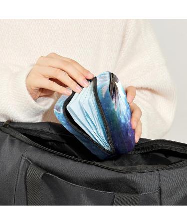 GIAPB Period Bag Sanitary Napkin Storage Bag Period Pouch Travel Makeup Bag Vintage Abstract Book Color5073 - Buy Online on GoSupps.com