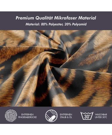 Popnwow Microfiber Cleaning Cloth | Optician Quality Glasses & Lens Cleaner | 30x30cm - Magic Africa Tiger Design for Camera Tablet & Screen - Buy Online on GoSupps.com