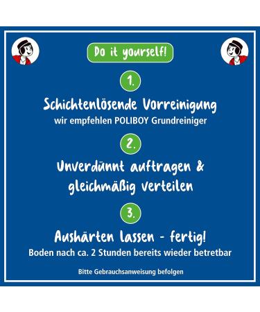 Poliboy Laminat Renovier - Sealing & Shine for Floors - 2.5L (5x500ml) - Made in Germany - Long-Lasting Protection - Buy Online on GoSupps.com