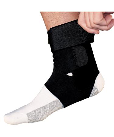 ACE Deluxe Adjustable Ankle Stabilizer - Black | 1 Pack - Buy Online on GoSupps.com