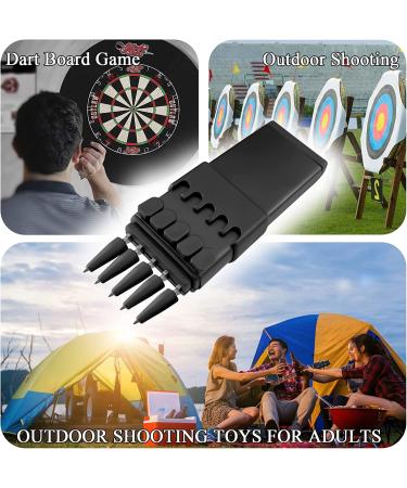 MADSABRE Ballistic Dart Launcher | Metal Darts for Hunting & Camping | Accurate Shooting | Black Color - Buy Online on GoSupps.com