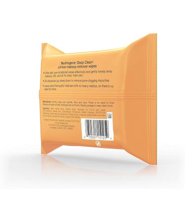 Neutrogena Deep Clean Oil-Free Makeup Remover Cleansing Wipes - Gentle Cleansing for Clear Skin - Buy Online on GoSupps.com