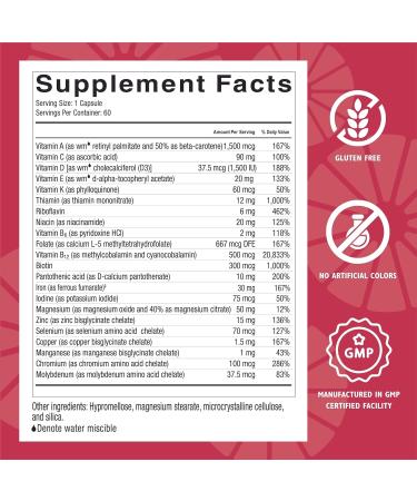 Celebrate Vitamins Multi-Complete 60 Bariatric Multivitamin with Iron - 60 Count - Buy Online on GoSupps.com