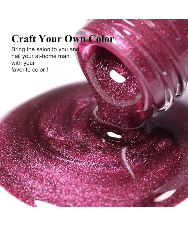 Imtiti Cat Eye Gel Nail Polish 15 ml Rose Red Holographic Crystal Diamond Cat Eyes Glitter UV Soak Off Gel Nail Polish with Magnetic Stick for Nail Art 1 Piece - Buy Online on GoSupps.com