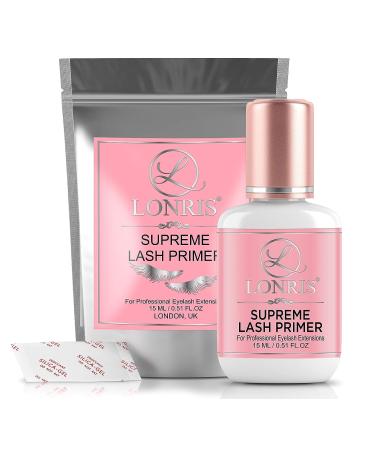 Lonris Eyelash Extension Primer - 15ml Cleanser for Better Retention & Adhesive Bonding Power - Pre-treatment for Semi-Permanent Extensions - Buy Online on GoSupps.com