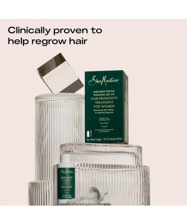 SheaMoisture Hair Regrowth Treatment for Women - Minoxidil 2% Topical Solution Unscented 2 oz | Stimulate Hair Regrowth - International Shipping Available - Buy Online on GoSupps.com