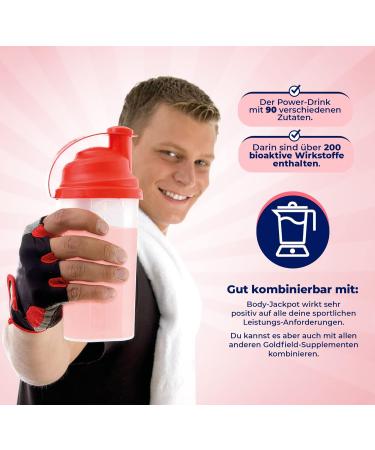 Goldfield Body Jackpot Pre Workout Booster with unique formula Fitness Booster for maximum performance energy muscle pump and focus with minerals trace elements and vitamins - Buy Online on GoSupps.com