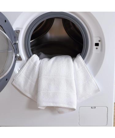 Tommy Bahama Island Retreat White 12pc Washcloths Set - Absorbent & Fade-Resistant Cotton Towels for Fashionable Bathroom Decor - Buy Online on GoSupps.com