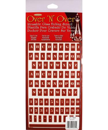 Armour Etch Over N Over Stencil (21-1601)