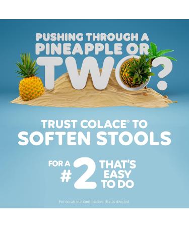 Colace Regular Strength Stool Softener 100 mg Capsules - 10 Count for Gentle Relief - Buy Online on GoSupps.com