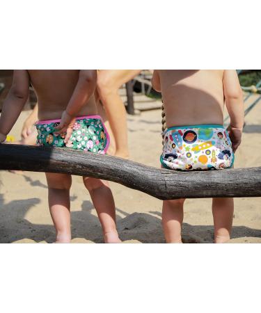 Petit Lulu Size 2 Powy Overpants (5-16 kg) | Washable & Waterproof Velcro Baby Diaper Pants | Eco-Friendly Fleet Diapers | Made in EU - Lila - Buy Online on GoSupps.com