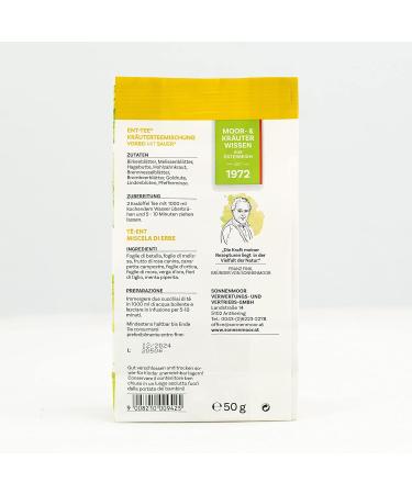  SonnenMoor SonnenMoor Ent-Tee loose leaf in a 50g bag Soothing tea blend that supports your body - Buy Online on GoSupps.com