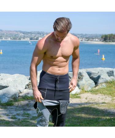 Jettribe Neoprene Jet Ski Ride Shorts 2mm | Wetsuit Swimming Protection | Large Storage Pocket - Buy Online on GoSupps.com