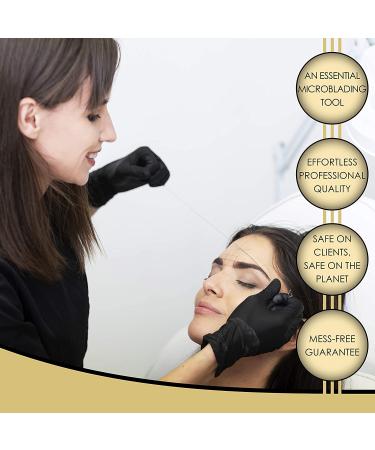 Premium Eyebrow Mapping String for Microblading - Pre-Inked Bamboo Charcoal Thread - Hypoallergenic - 1 Count - Buy Online on GoSupps.com