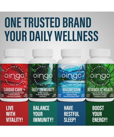 Oingo Immunity Booster Capsules Vitamin C Vitamin D3 Zinc and Quercetin 60 Capsules - Buy Online on GoSupps.com