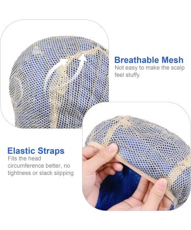 AOMIG Short Bob Wig for Women 4 Pack Short Blue Bob Wigs Set with Sunglass and Wig Cap Neon Fancy Dress Accessory Cosplay Wig with Bangs Synthetic Straight Wig for Daily Halloween Party Cosplay - Buy Online on GoSupps.com