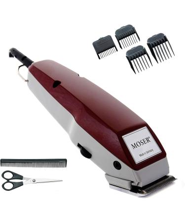 Moser 1400 Hair Clipper for Men - Professional Cable Clipper with Accessories & 5 Lockable Positions (0.7-3mm) | International Shipping Available - Buy Online on GoSupps.com
