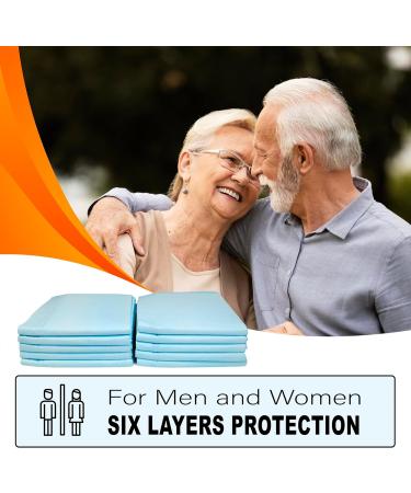 Wave Disposable Underpads 23'' X 36'' (30 Count) Incontinence Pads 68g Each Chux Bed Covers Puppy Training | Super Absorbent Protection for Kids Adults Elderly | Liquid Urine Made in The USA 23" x 36" ( 30 count ) - Buy Online on GoSupps.com