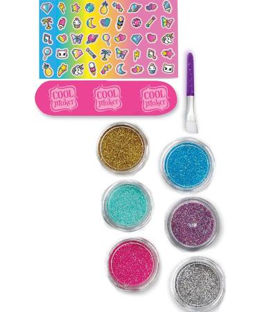 GO Glam Glitter Nails DIY Kit - 5 Manicures for Kids 8+ | Cool Maker - Buy Online on GoSupps.com