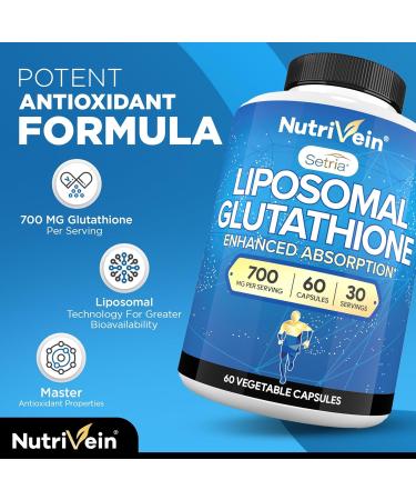 Nutrivein Premium Irish Sea Moss Capsules, Ashwagandha, and Liposomal Glutathione Supplement Bundle: Sea Moss, Reduced Glutathione, & Ashwagandha Supplements for Immunity, Mood, Digestion, & Detox - Buy Online on GoSupps.com