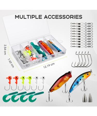 Magreel 2.4m Telescopic Fishing Rod & Reel Set - Complete Freshwater & Saltwater Fishing Kit with Line Bait & Carrying Bag - Buy Online on GoSupps.com