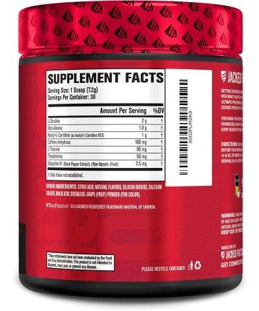 Jacked Factory Nitrosurge Shred Thermogenic Pre-Workout in Blueberry Lemonade & BCAA in Fruit Punch for Body Recomposition Muscle Building and Recovery - Buy Online on GoSupps.com