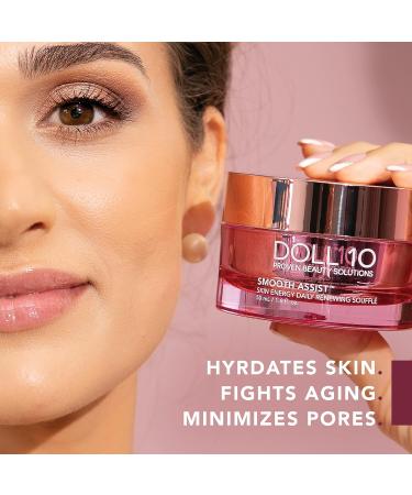 Doll 10 Smooth Assist Skin Energy Souffl - Hydrating Daily Cream for Pore Size Skin Tone & Texture - Vegan & Cruelty Free (50 ml) - Shop Internationally - Buy Online on GoSupps.com