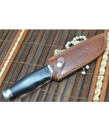 Perkin Hunting Knife with Leather Sheath - Premium KLS Outdoor Knife for Hunters - International Shipping Available - Buy Online on GoSupps.com