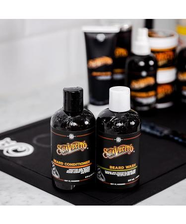Suavecito Beard Wash Set - Cleansing & Conditioning Beard Kit for Men (8 oz. each) - Buy Online on GoSupps.com