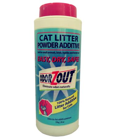 Cat Litter Additive Powder Litter Box Odor Remover 28-ounces