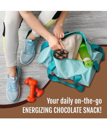 Driving Energy Caffeinated Chocolate Energy Boost Perfect for Helping Stay Awake While Working Driving Sports and Work With No Crash 50 Count - Buy Online on GoSupps.com