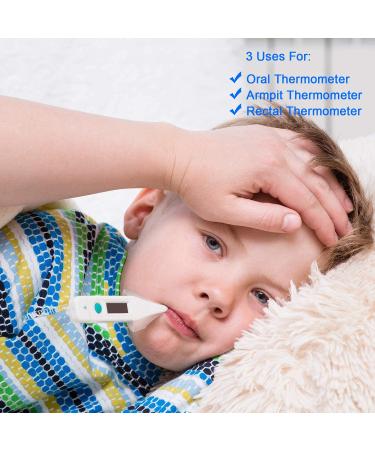 Disposable Thermometer Covers 200 Pieces Digital Thermometer Probe Covers Disposable Thermometer Sleeves Universal Electronic Thermometer Covers for Oral Armpit Rectal Electric Thermometer - Buy Online on GoSupps.com