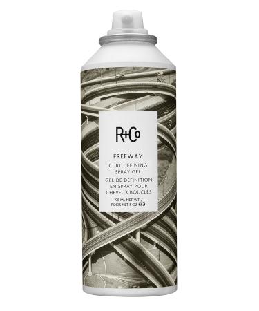 R+Co Freeway Defining Spray Gel | Creates Definition + Amplifies Volume and Texture | Vegan + Cruelty-Free | 5 Fl Oz