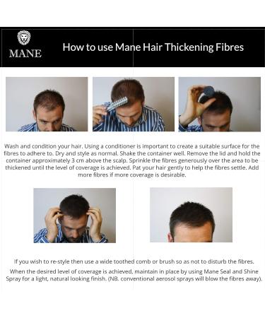  MANE Mane Thickening Shampoo and Mane Thickening Fibers - Ginger - 2-pack - Buy Online on GoSupps.com