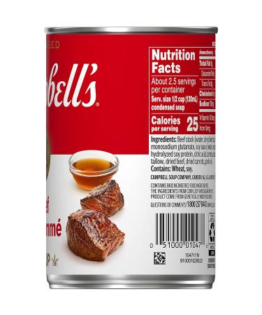 Campbell's Condensed Beef Consomm 10.5 oz Can - Pack of 12 - Buy Online on GoSupps.com
