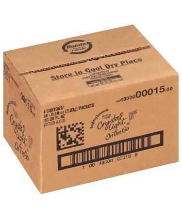 Crystal Light Sugar-Free Raspberry Lemonade On-The-Go Powdered Drink Mix 120 Count - Buy Online on GoSupps.com