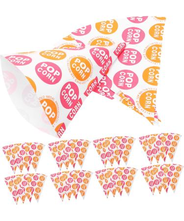 JECOMPRIS Halloween Cone Bags 100 Pcs Popcorn Bag Pastry Bag Cookie Gift Bags Packing Bag Conical Child Paper Treat Bags - Buy Online on GoSupps.com