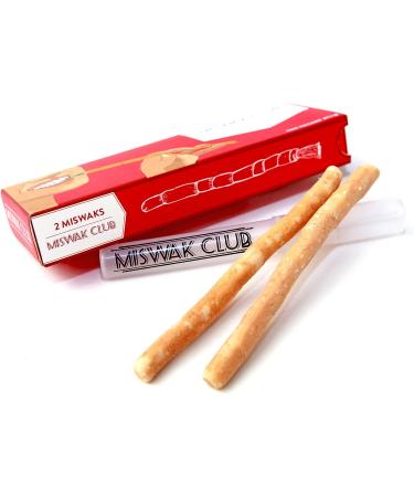 Natural Teeth Whitening Kit: Miswak Club's Toothbrush for Whiter Teeth and Fresher Breath - Chemical Free - Buy Online on GoSupps.com