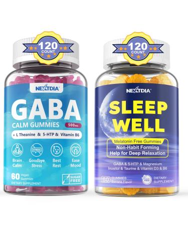 Nextdia GABA Gummies Melatonin Free Natural Sleep Gummies