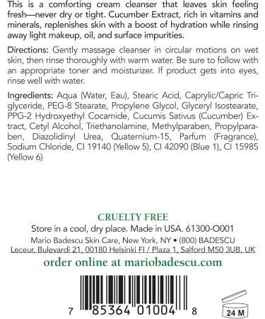 Cucumber Cream Soap - 472ml/16oz - Buy Online on GoSupps.com