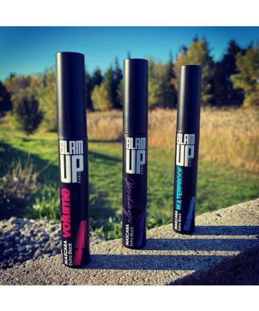 Glam'Up Paris - Waterproof Mascara - Extra Black - Intense Look - Water Resistant - Long Lasting - Black - Buy Online on GoSupps.com