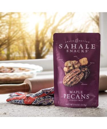 Sahale Snacks Glazed Mix Maple Pecans 4 oz - Gourmet Maple Pecans, 1 Pack - Buy Online on GoSupps.com