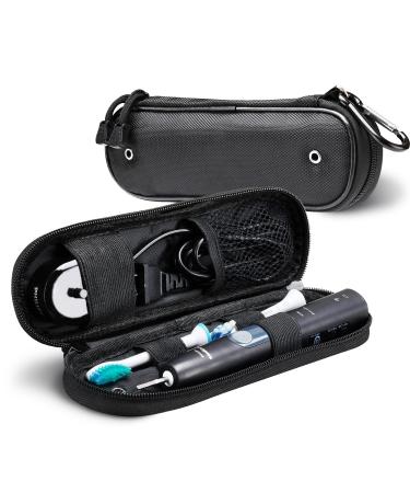 Compact Toothbrush Travel Case for Oral-B Pro 1000/1500/Oral-B Smart 1500 Electric Toothbrush, Electric Toothbrush Travel Case for Philips Sonicare ProtectiveClean 4100/5100/7500 Toothbrush and More.