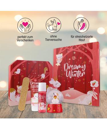 Accentra - 2024 Girls Care Advent Calendar with 24 Care Products with Body Lotion Bath Bombs Shower Gel Shampoo Lip Balm Hand Cream. - Buy Online on GoSupps.com
