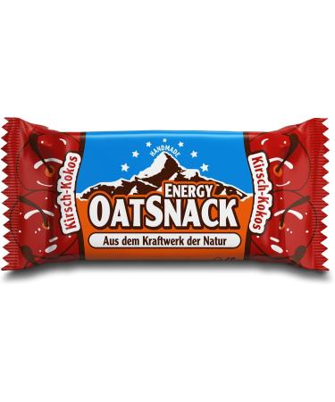 Buy Energy OatSnack Cherry-Coconut Bars - Handmade Natural Snack 30 x 65g (1950g) - Ideal for Health & Energy Boost - International Shipping Available - Buy Online on GoSupps.com